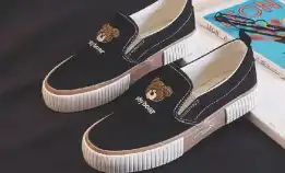 Sepatu Slip On Wanita Kanvas Bear - Dmn