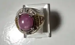 Cincin Pria Bermata Ruby