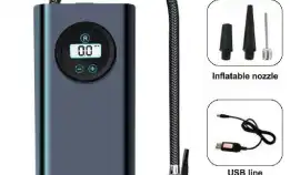 Pompa Ban Mobil Elektrik LCD Inflator Portable 150PSi 3600mAh - 7CRS5OBK