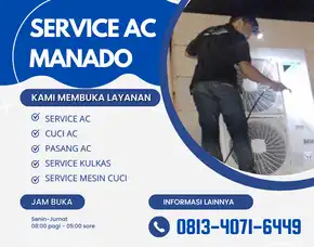 Service Mesin Cuci Manado 0813-4071-6449