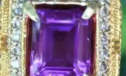 Natural Amethyst Kecubung Iket Mewah Bukan Garnet Ruby Topaz