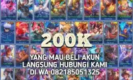 Jual Akun Mobile Legends Harga Murahh Amanah Dann Terpercaya