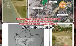 Dijual Tanah Strategis 5,9 Ha Jl. Mt Haryono Balikpapan Ikn Kaltim.Wa: 081389081076* 