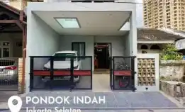 Rumah Baru Dlm Komplek Pondok Indah Jakarta Selatan.Nempel Mal