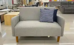 Selma Carmelia Sofa Minimalis 2 Dudukan - Grey