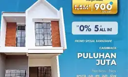 Rumah Baru Dlm Cluster Di Graha Raya Pinang.Promo Kpr Dp0%.Free