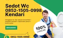 Jasa Sedot Wc Kendari Murah - 0852 1505 0998