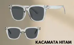 Kacamata Hitam Pria Dan Wanita Anti Silau Bluecromic Anti Uv 400 Frame Bening