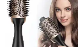 Ubeator Hot Air Brush Sisir Pengering Rambut Penjepit Rambut Panas Dingin Air Curling Iron 2 In 1 Pe