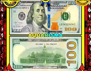 1 Lembar Souvenir Uang Kuno 100 Usd Benjamin Franklin Good Quality