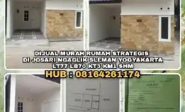 Rumah Dijual : Dijual Rumah Di Josari Ngaglik Sleman Yogyakarta.Lt77 Lb70 Kt3 Km1.H: 08164261174