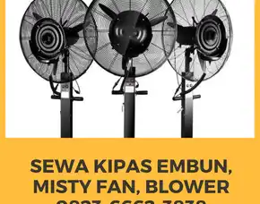 Jasa Sewa Misty Fan Di Binjai Untuk Pesta Dan Pernikahan Outdoor