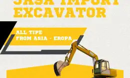 Jasa Import Excavator Bekas China Ke Jakarta