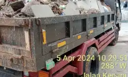 jasa buang puing dan sampah proyek