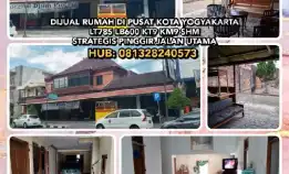 Dijual Rumah Di Pusat Kota Yogyakarta.Lt785 Lb600 Kt9 Km9 Shm Strategis. H: 081328240573 *