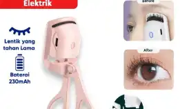 Penjepit Bulu Mata Elektrik Electric Eyelash Curler Ec1 Big Eye Curling Long-Lasting Hold