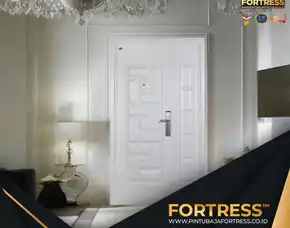 (Fortress) Pintu Kamar Baja Ringan 2 Daun Di Palu