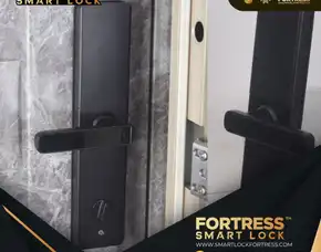 (Fortress) Smart Lock Door Phone Verification Unlock Di Palu