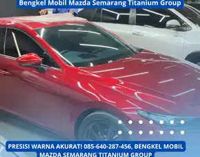 Presisi Warna Akurat, Bengkel Mobil Mazda Semarang Titanium Group