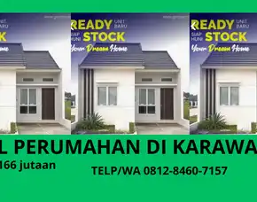 Bisa Diangsur 0812-8460-7157 Pengembang Rumah Dijual Karawang Dekat Stasiun Kosambi Free Kanopi Griya Kosambi Asri