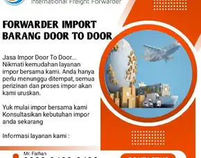 Jasa Import Door To Door Dari Qingdao Ke Jakarta Indonesia - Forwarder Import Barang Door To Door