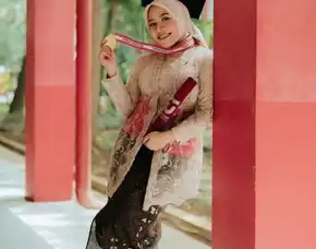Terbaik, 0816–4864–457, Kebaya Wisuda Hijab, Kebaya Payet, Kebaya Modern, Payakumbuh, Neng Lina Kebaya