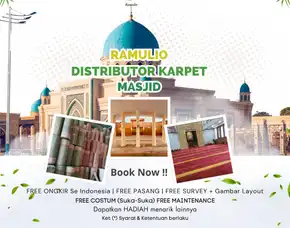 Promo, Supplier Karpet Masjid Meteran Gunung Mas, Jual Karpet Masjid Bandar Lampung Kayong Utara