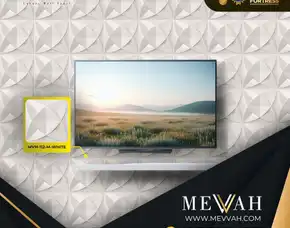 (Mevvah) Modern 3d Wall Panel Pvc Ruang Tamu White Di Landak