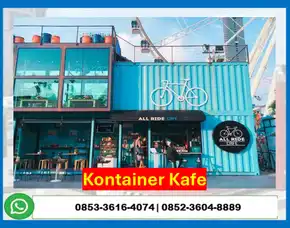 Kontraktor Jasa Pembuatan Coffee Shop Container Cafe Minimalis Bintan