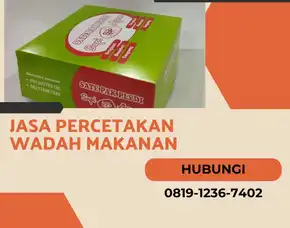 Termurah!! Jasa Cetak Box Makanan Di Wonogiri