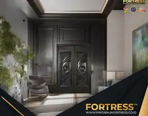 (Fortress) Penjual Pintu Motif Kayu Kupu Tarung Di Pontianak