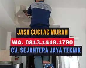 Wa. 081314181790 - 082298152217 Jasa Cuci Ac Batu Ampar, Kramat Jati, Jakarta Timur Terdekat Cv. Sejahtera Jaya Teknik