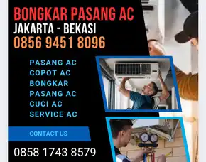 0856 9451 8096 Bongkar Pasang Ac, Copot Ac, Pasang Ac Daerah Cakung Jakarta Timur