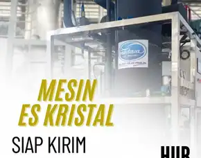 Mesin Buat Es Kristal, Mesin Es Batu Kristal 100 Kg, Kepulauan Talaud Sulut