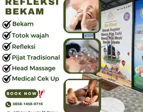 Klinik Bekam Bersertifikat Bekasi, Tukang Urut & Pijat Refleksi Profesional Di Bekasi