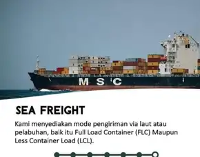 Jasa Import Barang By Sea Freight