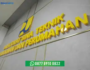 Huruf Timbul Akrilik Kantor Pupr