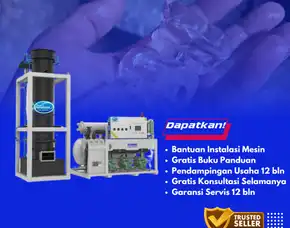 Mesin Es Kristal Untuk Usaha Tojo Una-Una, Sulteng