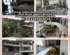 Dijual Rumah Penginapan Strategis Di Lebak Bulus Jakarta Selatan.2lantai Lt800 Lb600 Kt18 Km18