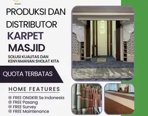 Super Murah, Jual Karpet Hijau Masjid Purworejo, Jenis Karpet Masjid Banjar