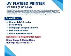 Printer Uv Flatbed Ydm 1313 G-5i