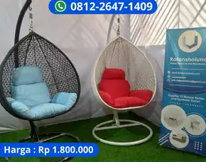 Ayunan Rotan Sintetis Gantung Dengan Material Premium