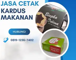 Terbaik!!  Jasa Percetakan Packaging Makanan Di Karanganyar