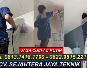 Jasa Cuci Ac Pisangan Baru Terdekat, Pisangan Lama, Matraman, Jaktim Cv. Sejahtera Jaya Teknik