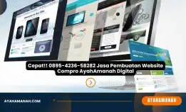 Cepat!! 0895-4236-58282 Jasa Pembuatan Website Compro Ayahamanah Digital