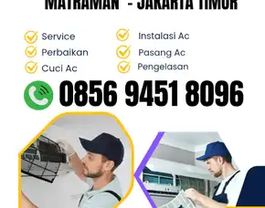 Jasa Cuci Ac Service Ac Matraman Jakarta Timur 0856 9451 8096