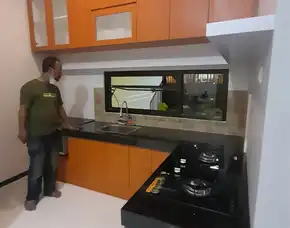 Terbaik!! Wa: 0812-1767-0871 Jasa Pembuatan Kitchen Set Hpl Surabaya Kaloka Interior