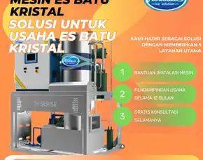 Mesin Es Kristal 1 Ton, Enrekang Sulsel