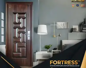 (Fortress) Pintu Kamar Mandi Besi 1 Daun Di Palu