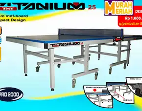 Tenis Meja Pingpong Merk Titanium